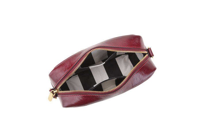 Hopper Crossbody Bag | Cherry Leather