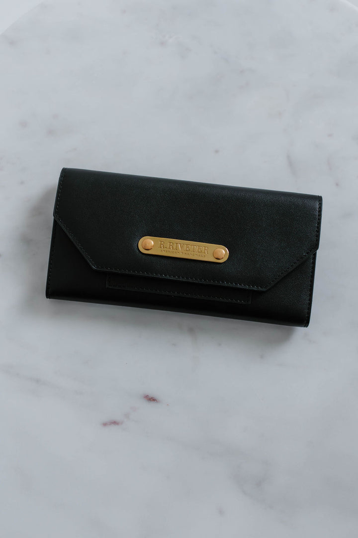 1943 Wallet | Black Leather