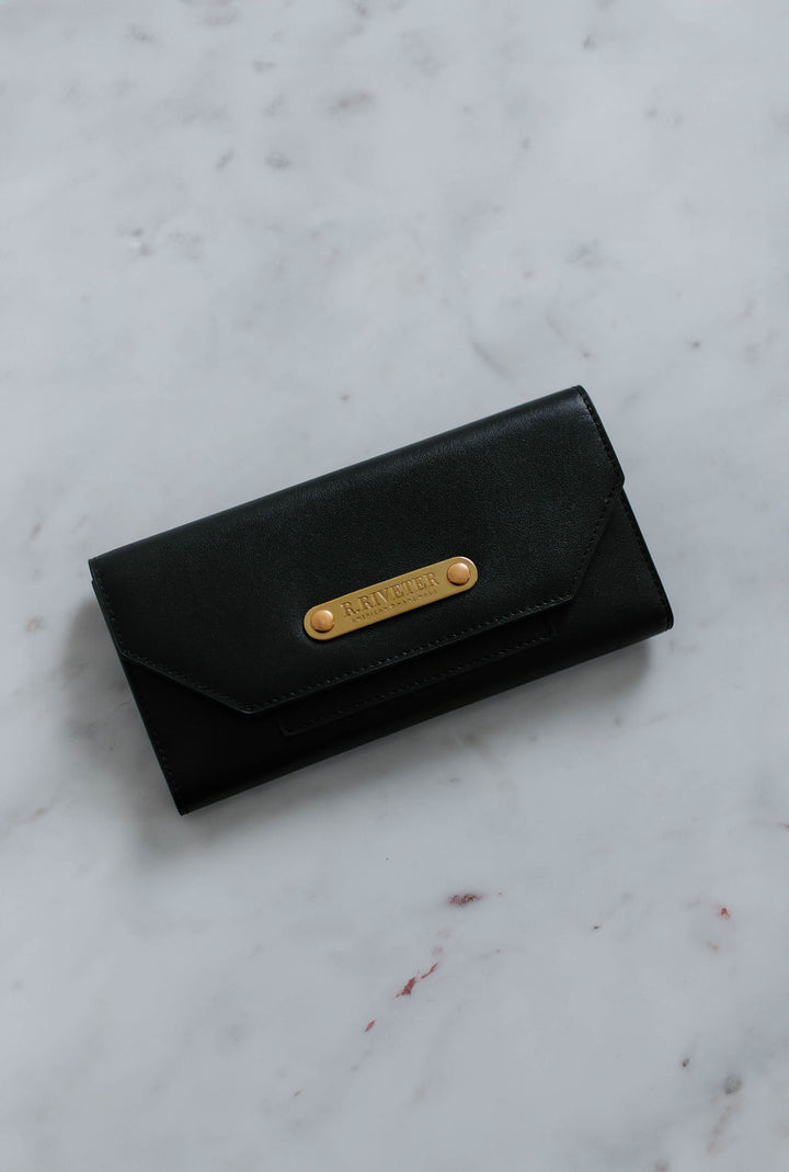 1943 Wallet | Black Leather