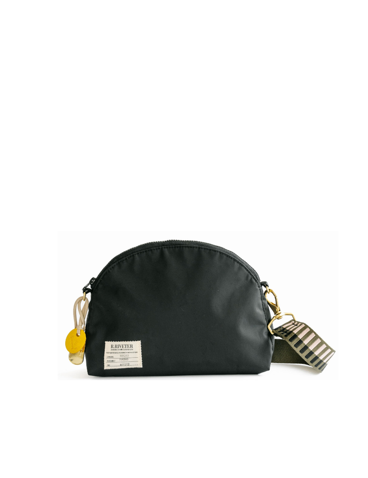 Hopper | Black Nylon (Geo Webbed Strap)