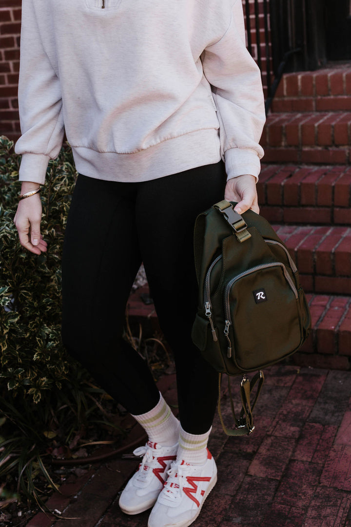 Lorene Sling Backpack | Reveille Fatigue Nylon