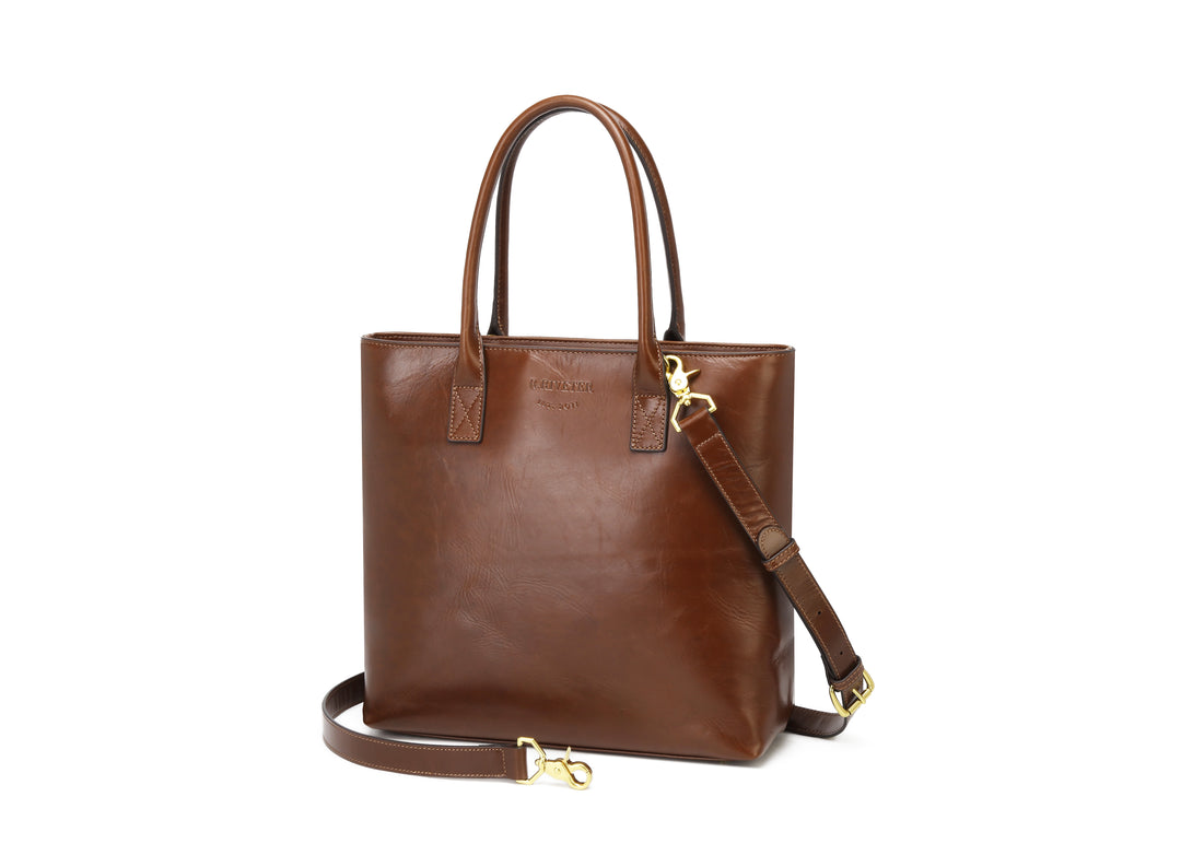 Eleanor Tote | Chocolate Leather