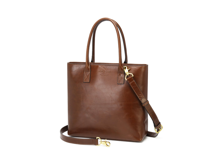 Eleanor Tote | Chocolate Leather