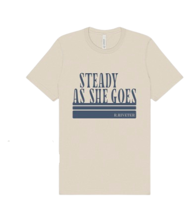 Beige T-Shirt | Steady As She Goes