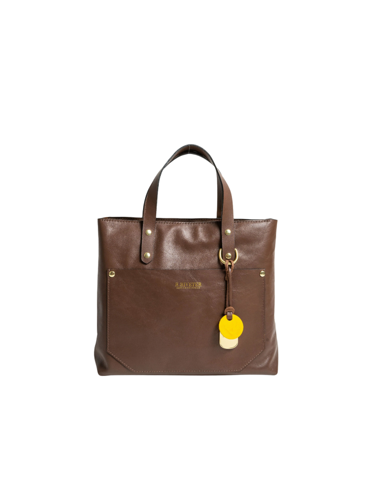 Marcy Satchel | Brown Leather