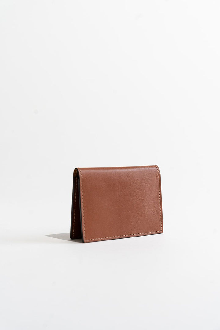 1776 Slim Card Holder | Signature Tan Leather Wallet