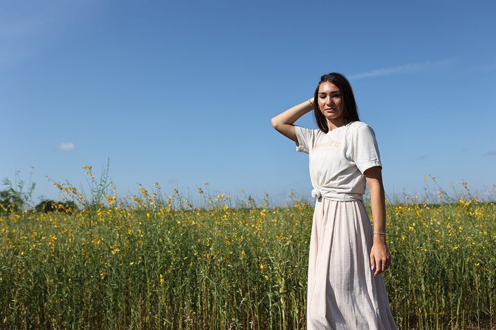 T Shirt | Made in Wauchula Apricot