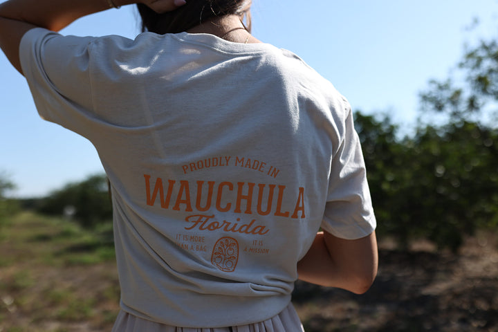 T Shirt | Made in Wauchula Apricot