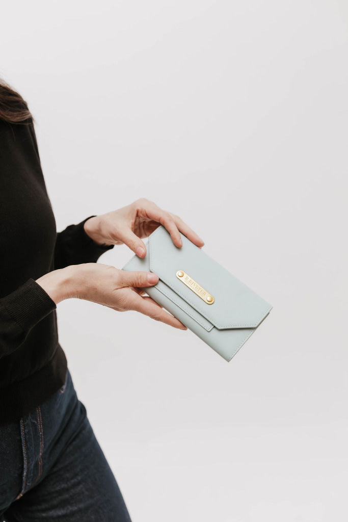 1943 Wallet | Sky Leather