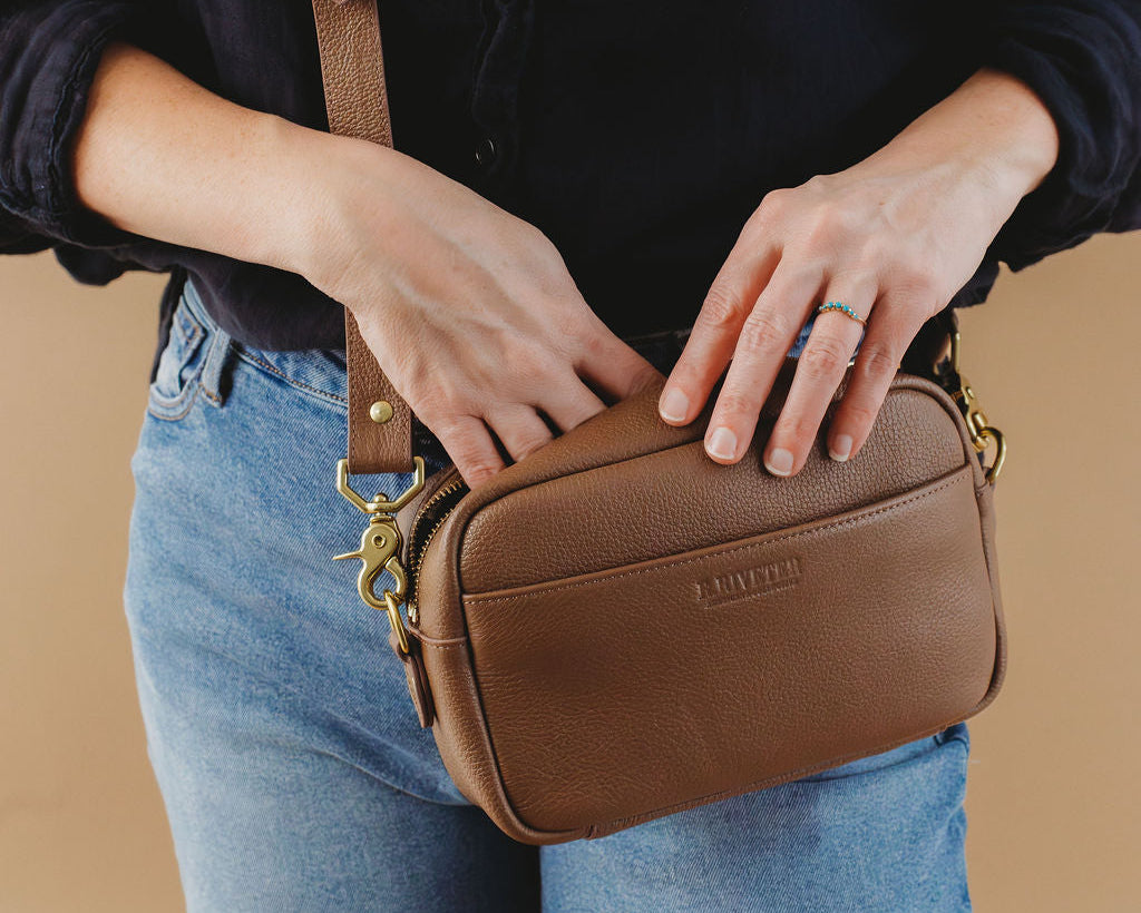 Jane Crossbody Bag | Mocha R. Riveter x Nightbirde Foundation Collection