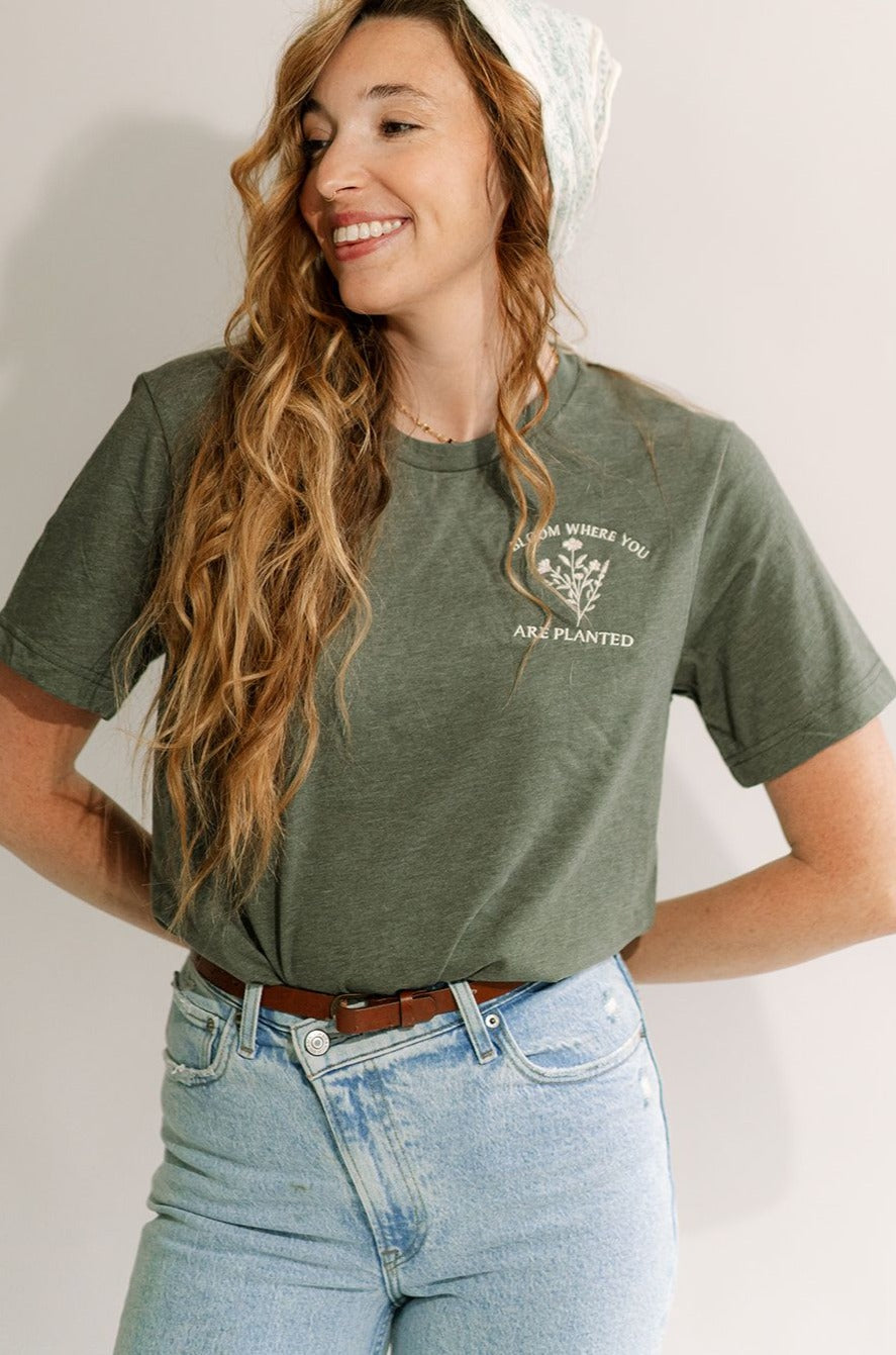 Fatigue green t best sale shirt