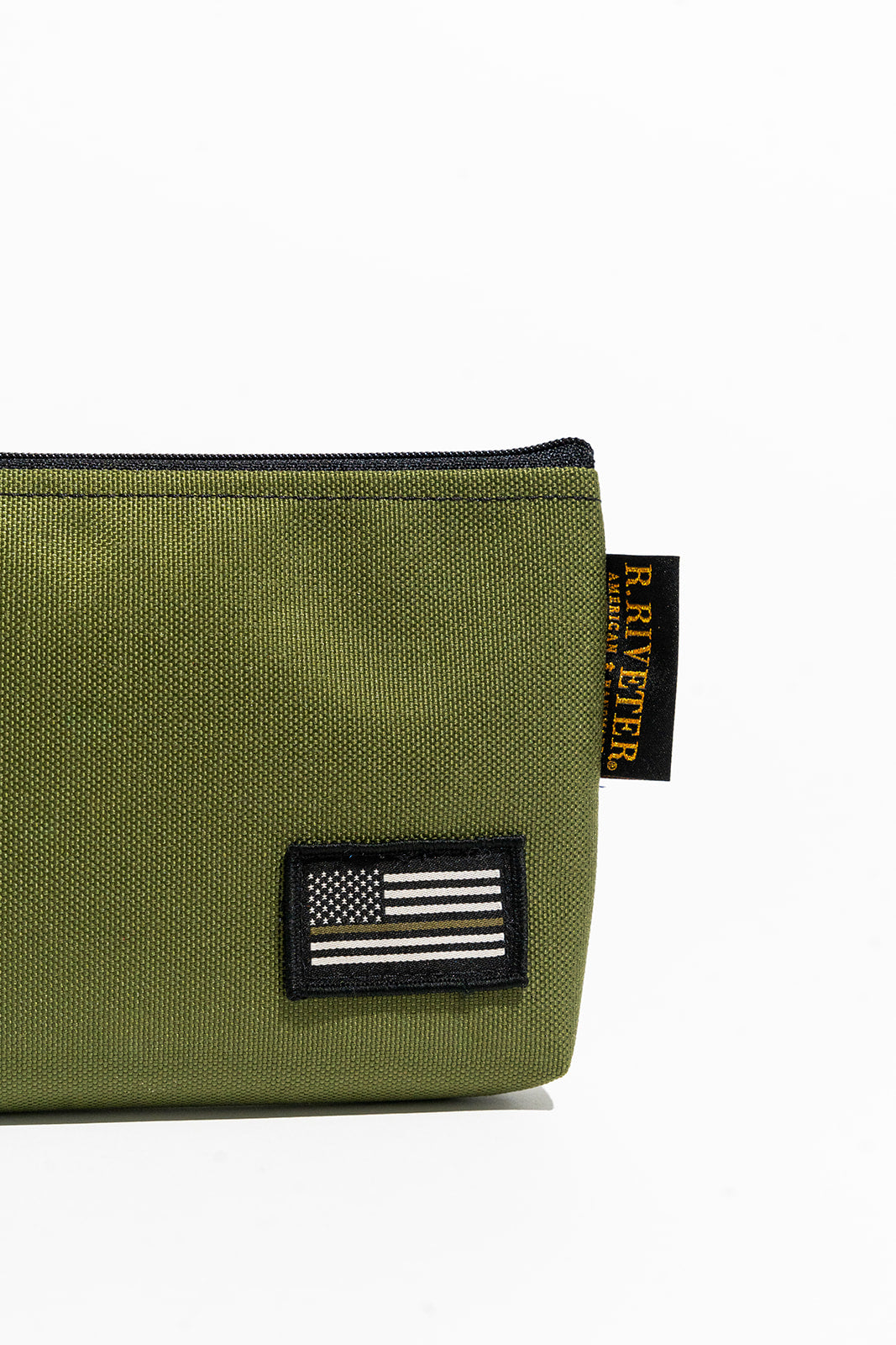 Lucy | Fatigue Textured Nylon - Armed Forces Thin Green Line