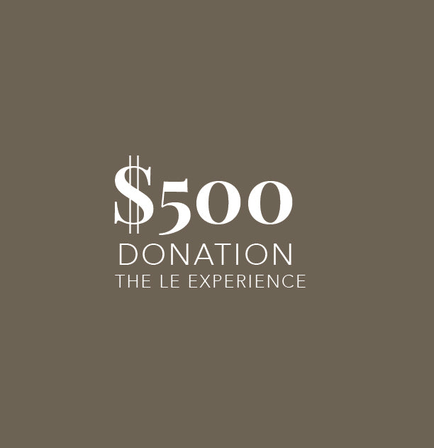 $500 Carry Her Forward Donation: LE Experience