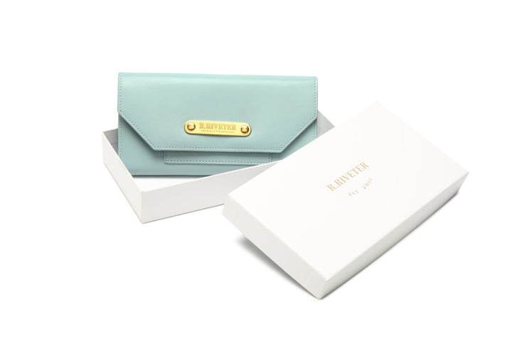 1943 Wallet | Sky Leather