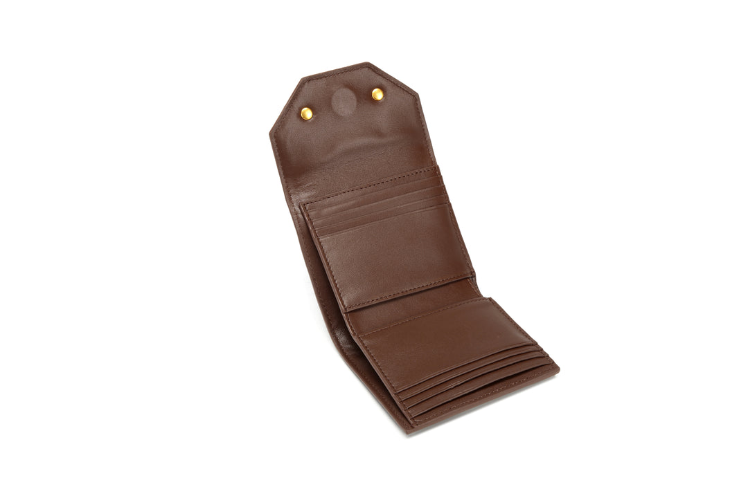 1972 Mini Wallet | Brown Leather