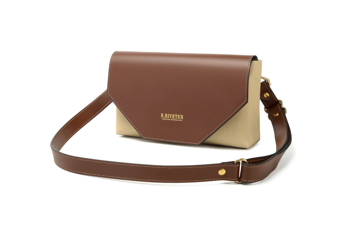 Patton | Khaki Nylon + Brown Leather