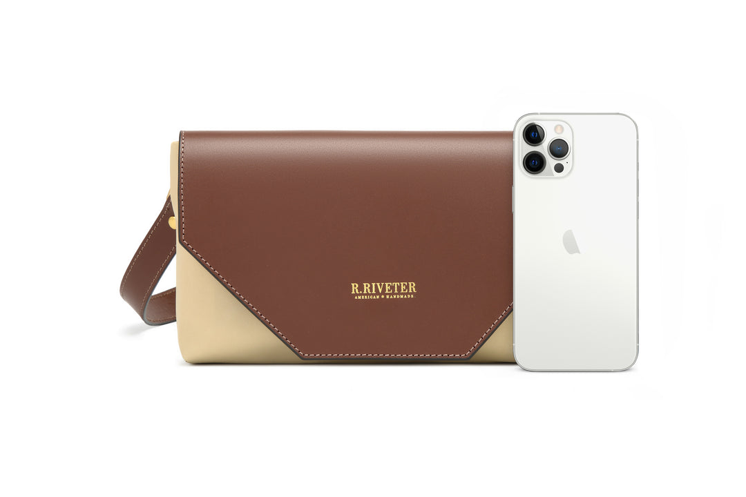 Patton | Khaki Nylon + Brown Leather