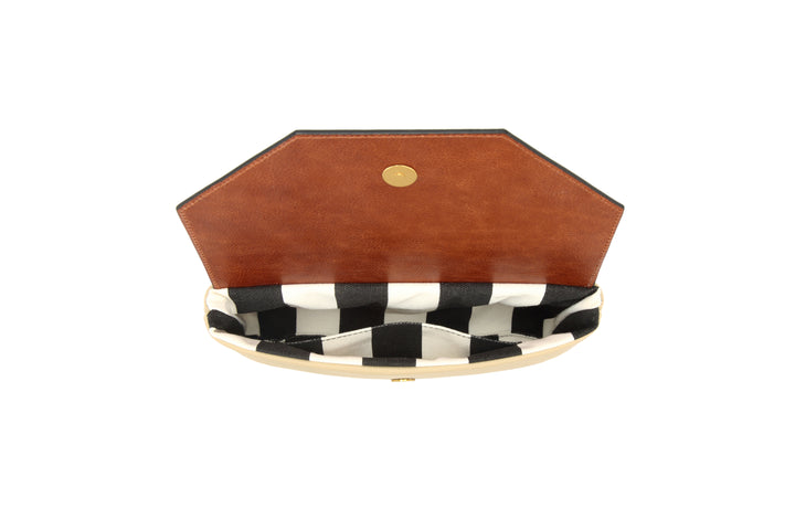 Patton | Khaki Nylon + Brown Leather