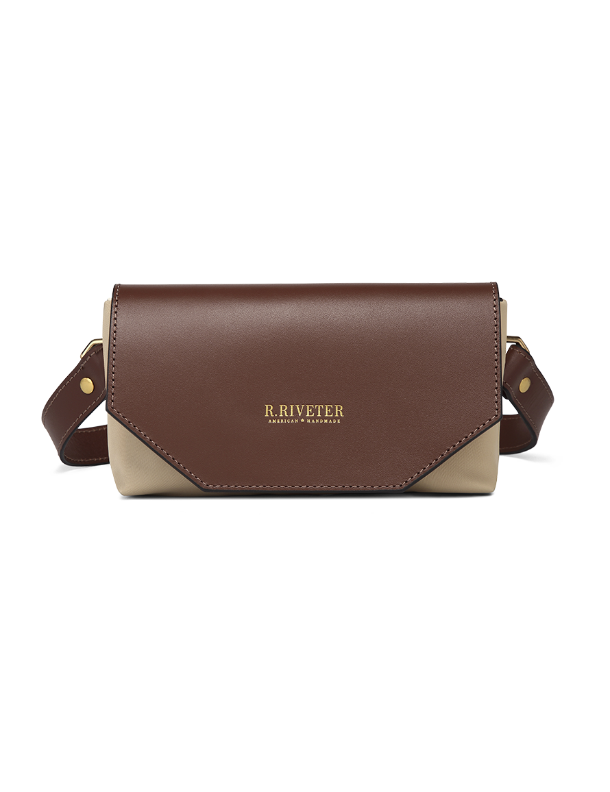 Whittle Khaki Nylon Brown Leather – Riveter