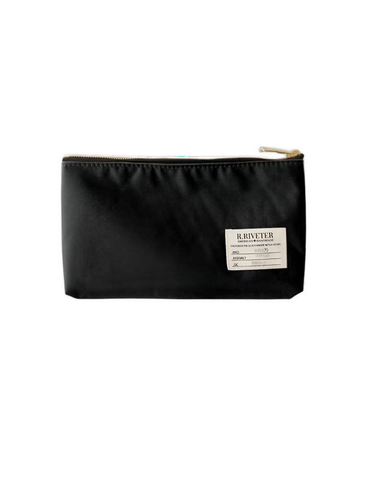 Lucy Zipper Pouch | Black Nylon