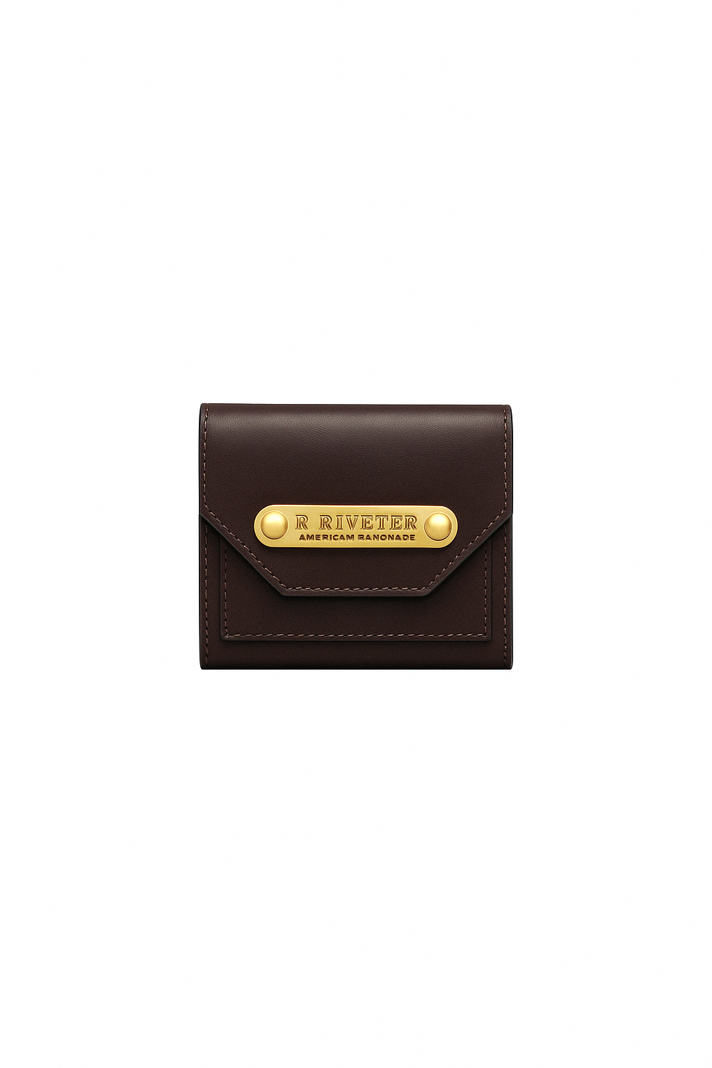 1972 Mini Wallet | Brown Leather