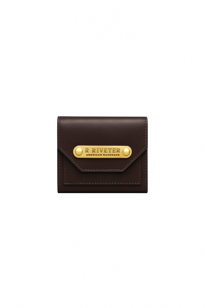 1972 Mini Wallet | Brown Leather