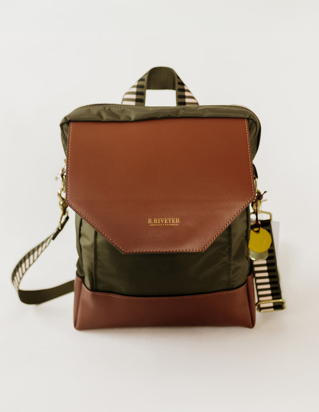 Corbin | Fatigue Nylon + Brown Leather