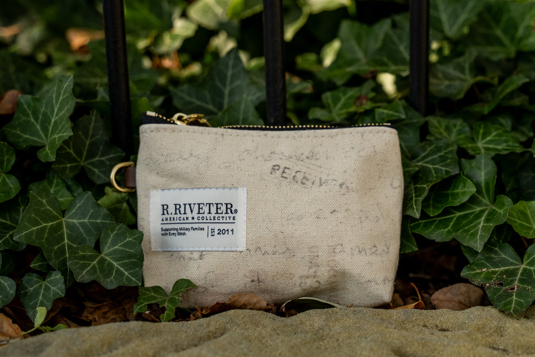 Lucy Mini Zipper Pouch | Canvas Letters to Home