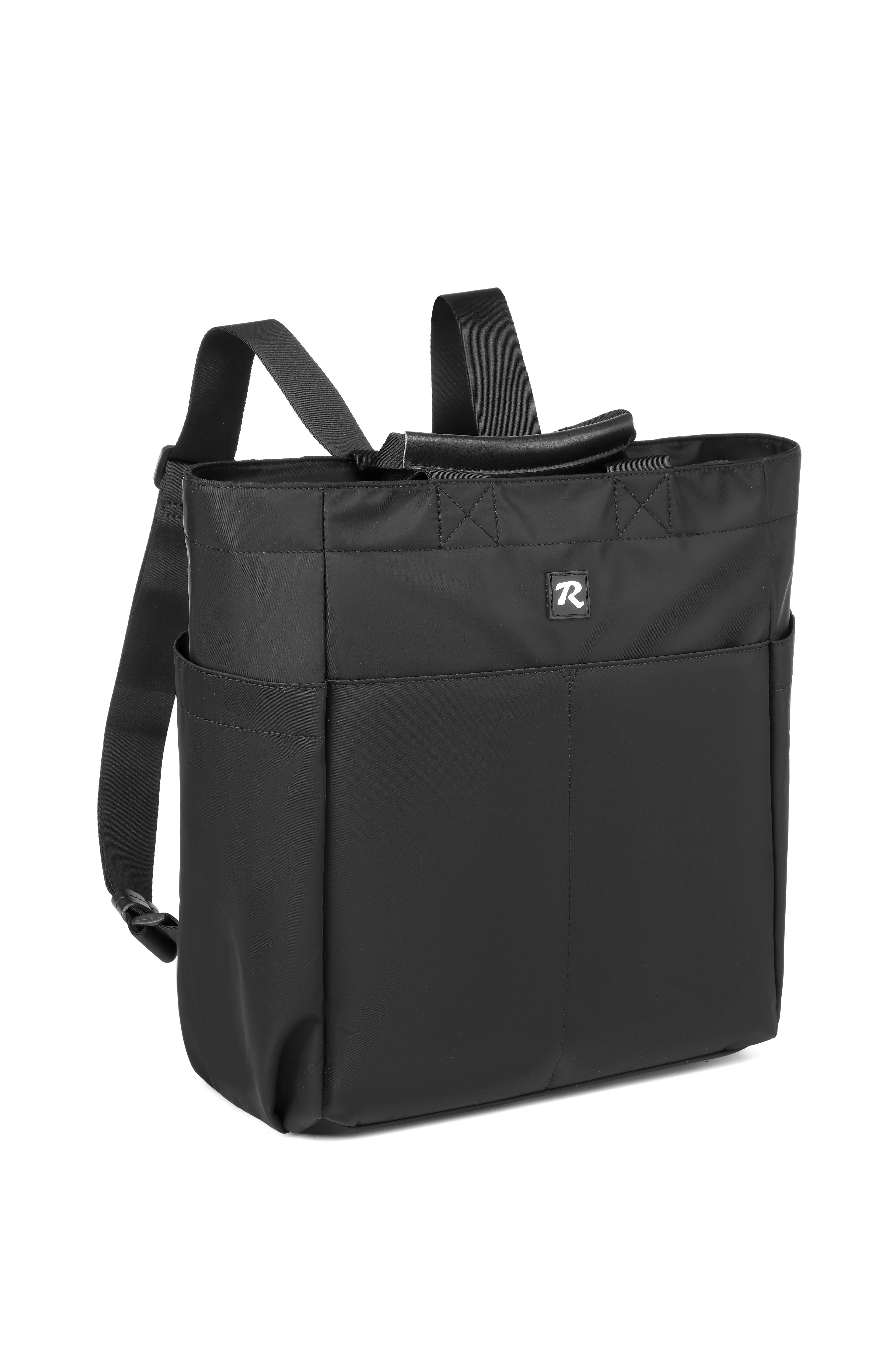 Everyday Backpack | Reveille Black Nylon – R. Riveter