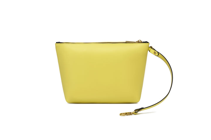 Naomi Zipper Clutch | Limoncello Leather