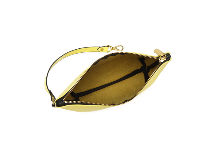 Naomi Zipper Clutch | Limoncello Leather