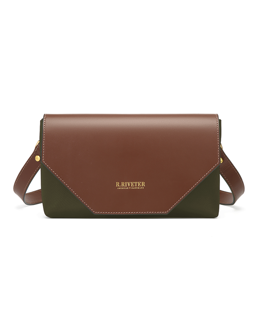 Patton | Fatigue Nylon + Brown Leather