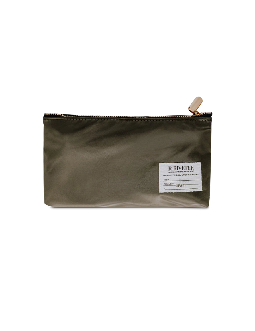 Lucy Zipper Pouch | Fatigue Nylon
