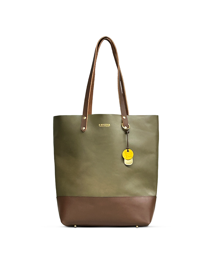 Emma Leather Tote | Fatigue