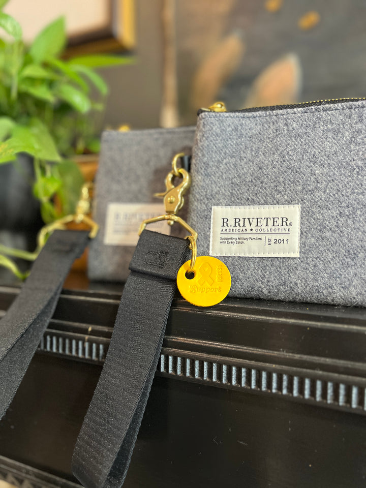 Zipper Pouch Wristlet | Limited Edition USMA Grey Uniform