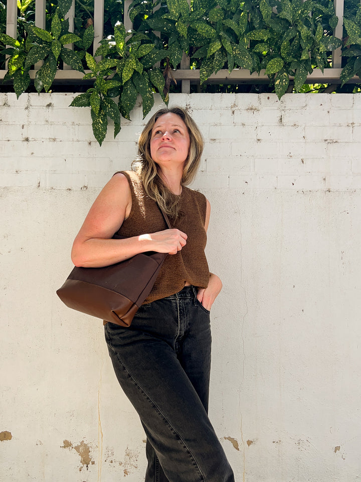 Sophia Umber Brown Canvas