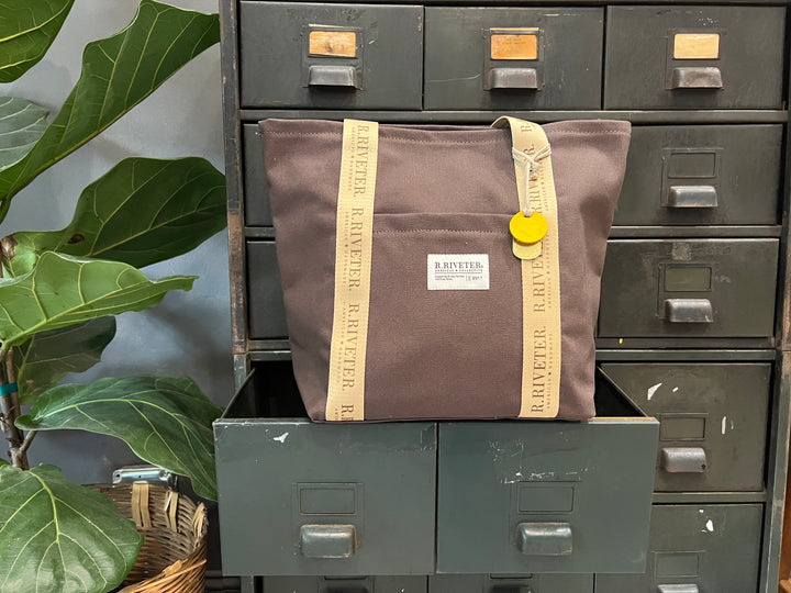 Margot Tote | Umber Brown Canvas