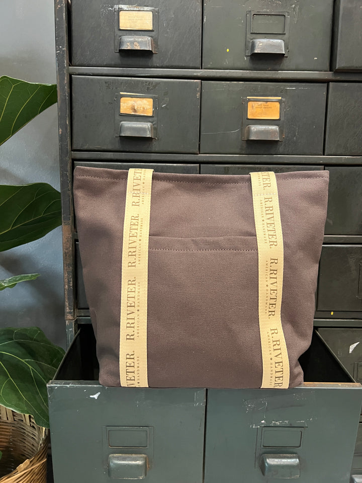 Margot Tote | Umber Brown Canvas