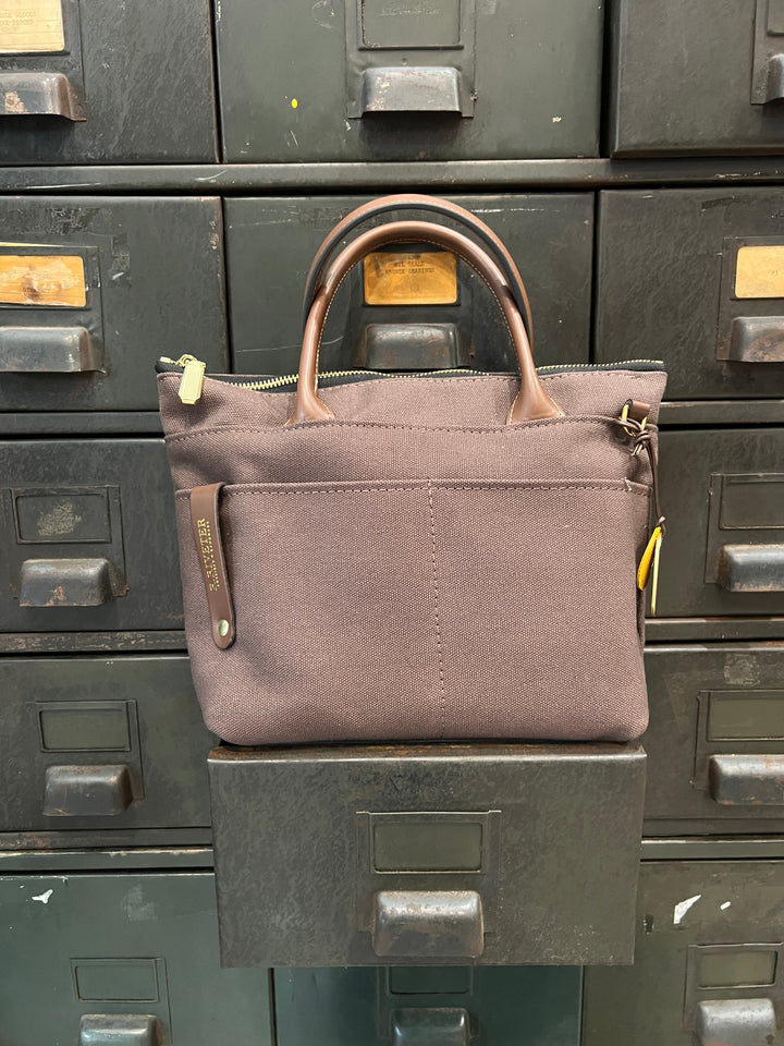 Dot | Umber Brown Canvas + Brown