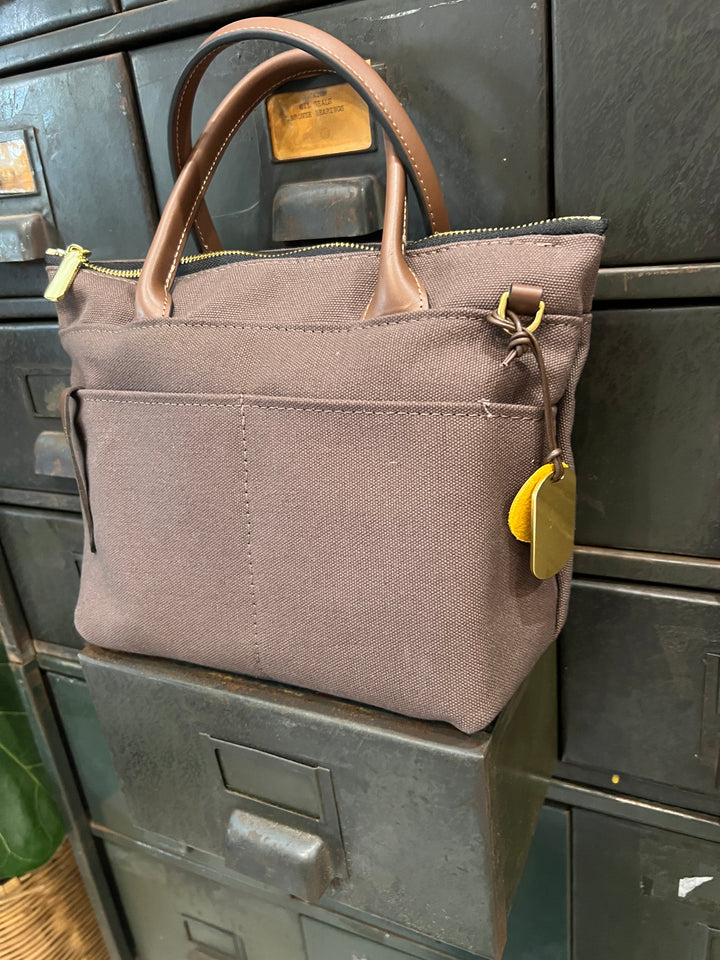 Dot | Umber Brown Canvas + Brown