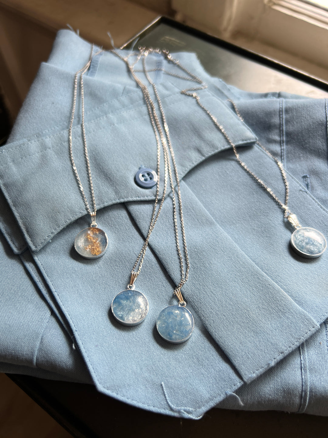 Sterling Silver Limitied Edition Necklace | Law Enforcement Blue Shirt