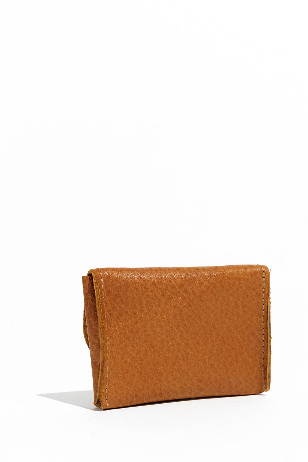 Ida Mini | Camel Leather Card Holder Wallet