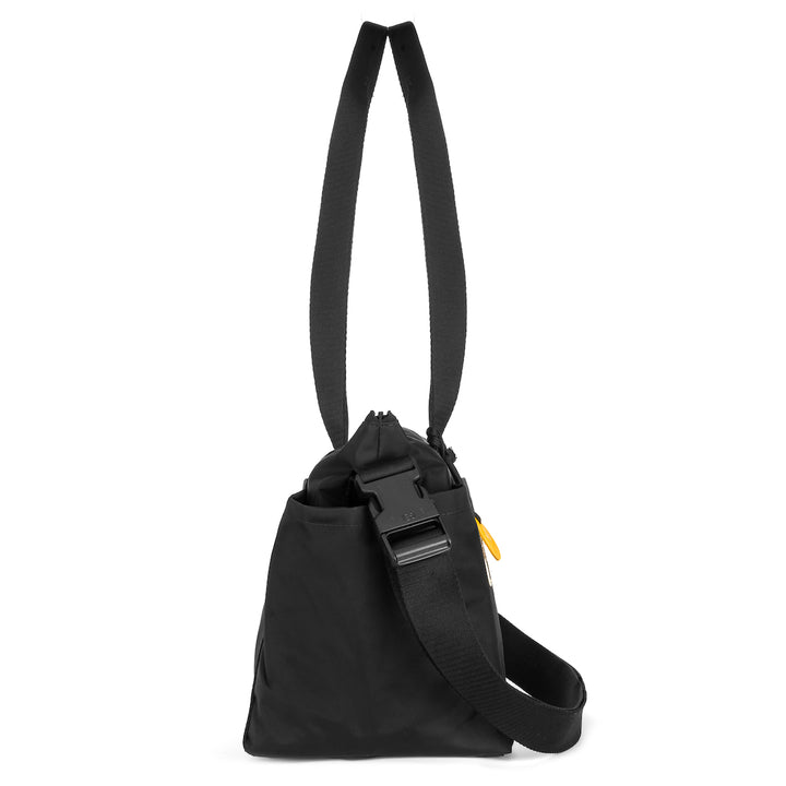 Mattie Large | Black Nylon Satchel
