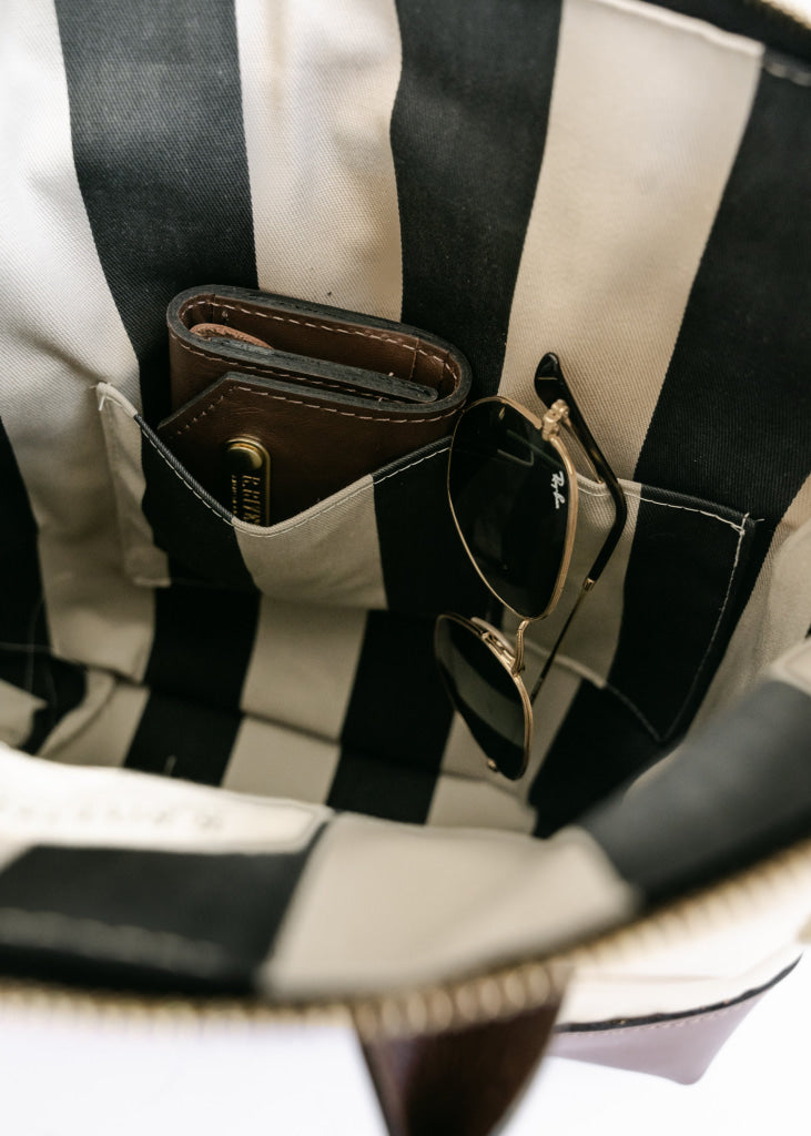 Otto | Khaki Nylon + Brown Leather