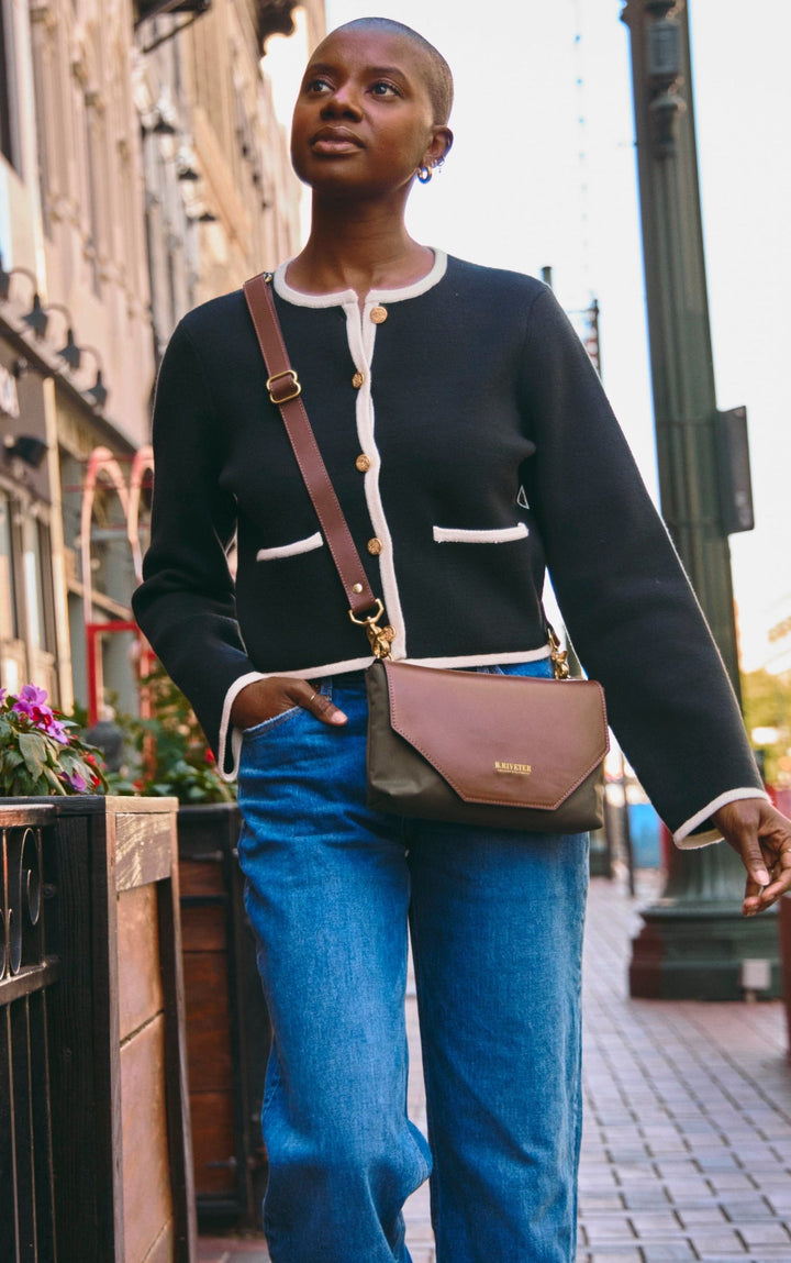Patton | Fatigue Nylon + Brown Leather