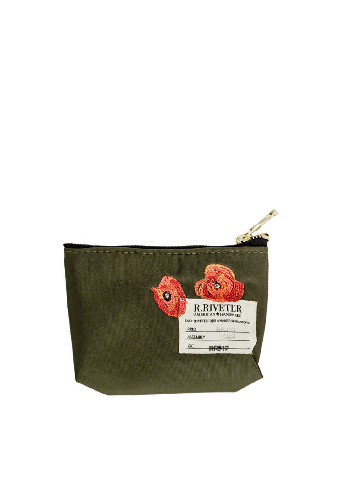Lucy Mini Zipper Pouch | Poppy Special Edition Fatigue Nylon