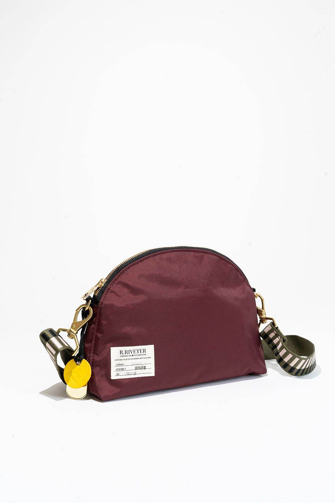 Hopper | Wine Nylon + Geo Webbed Strap