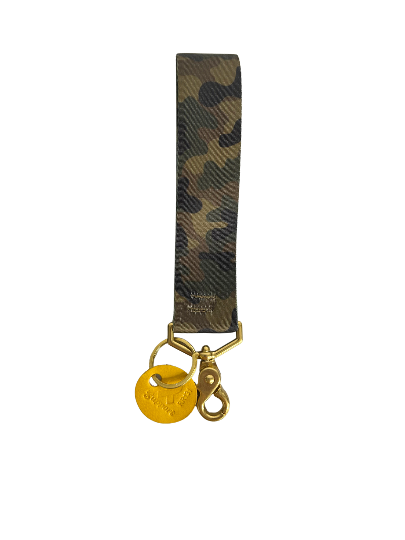 Wristlet Keychain | Camo Webbing