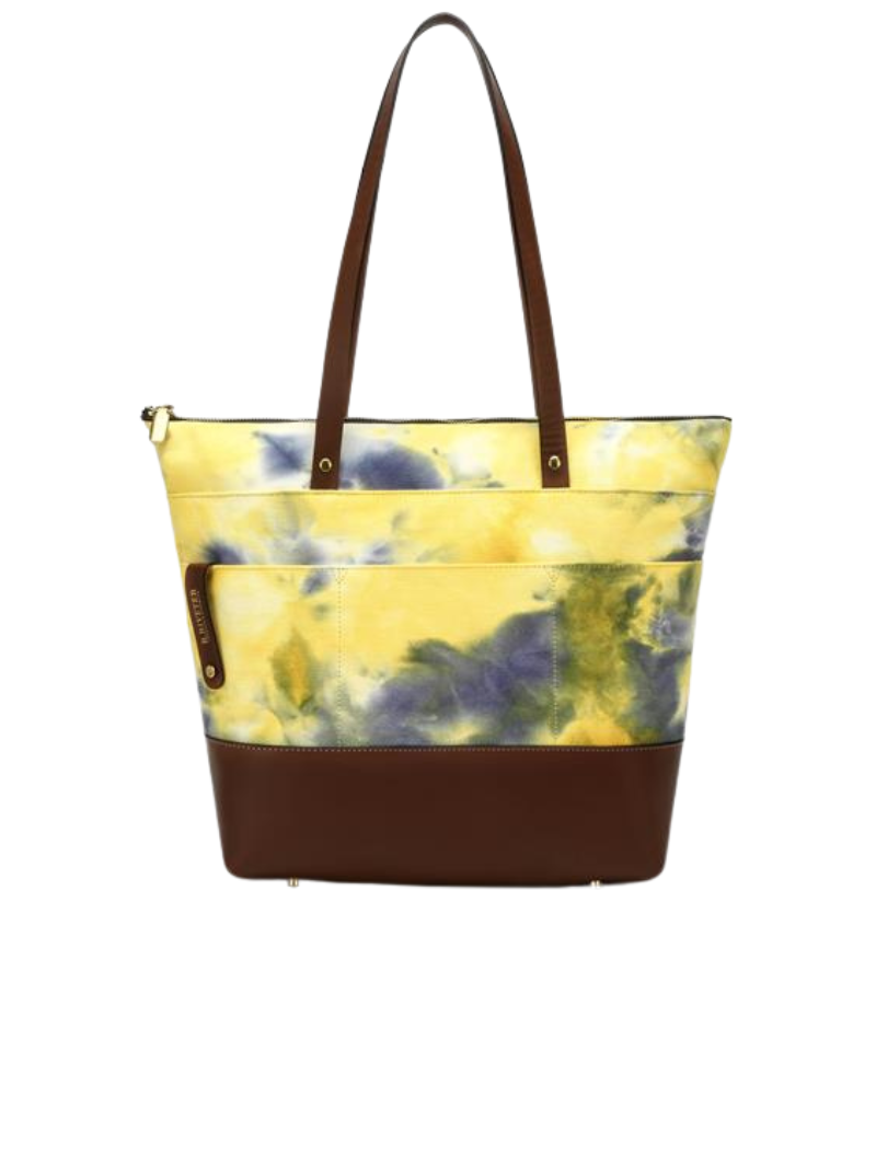 Harriet Tote Bag | Horizon Canvas + Brown Leather