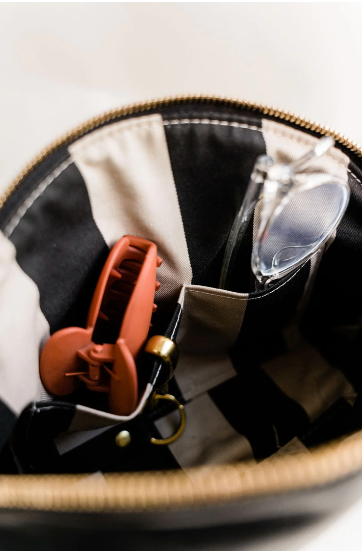 S&D Hopper | Space Black Leather Crossbody